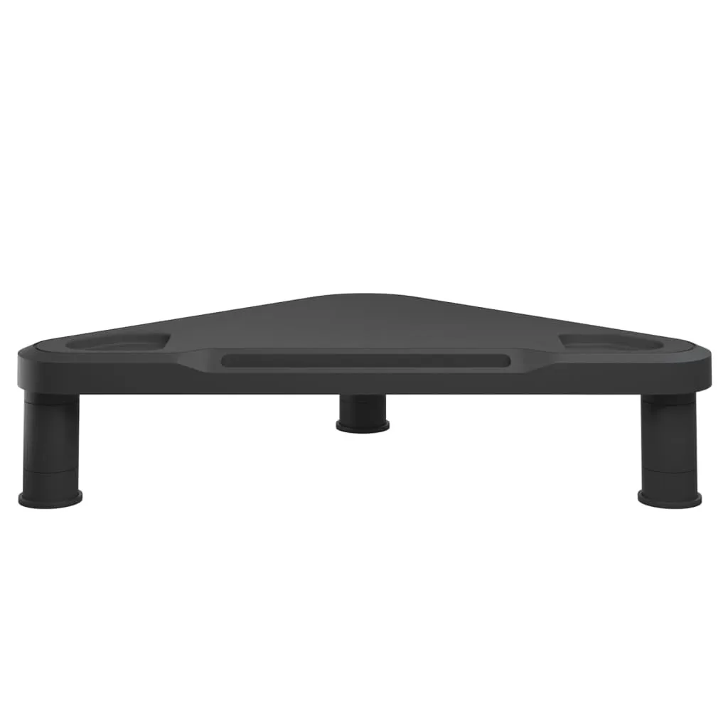 Support écran noir pour angle de bureau, idéal pour gagner de la place - 3