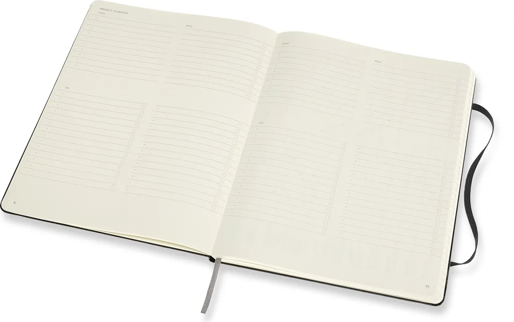 Moleskine Carnet de Notes Professionnel XL Noir à Couverture Rigide Chic