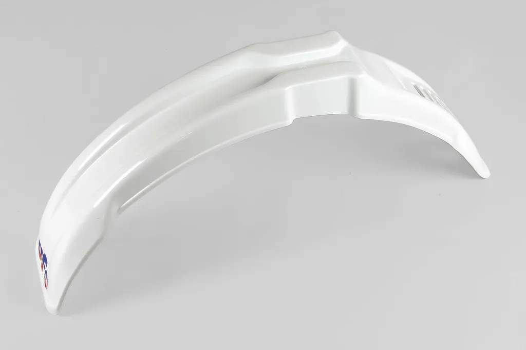 Garde-boue moto UFO Plast FRFDR blanc pour modèles 80-85