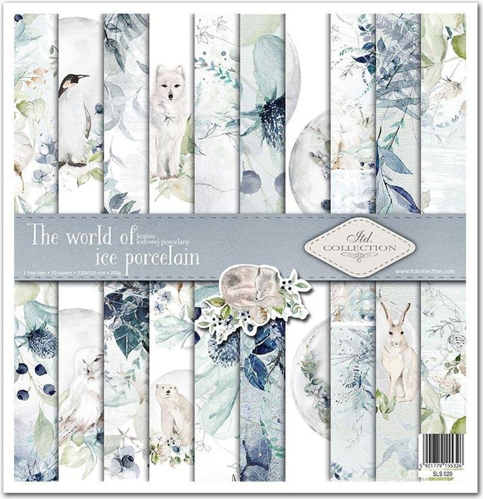 Scrapbooking-Papier Set 30×30 cm – SLS-020 The world of ice Produktbild 