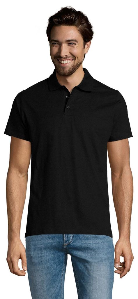 SOLS - "Prescott" Poloshirt für Herren LT2057 (XL) (Schwarz)