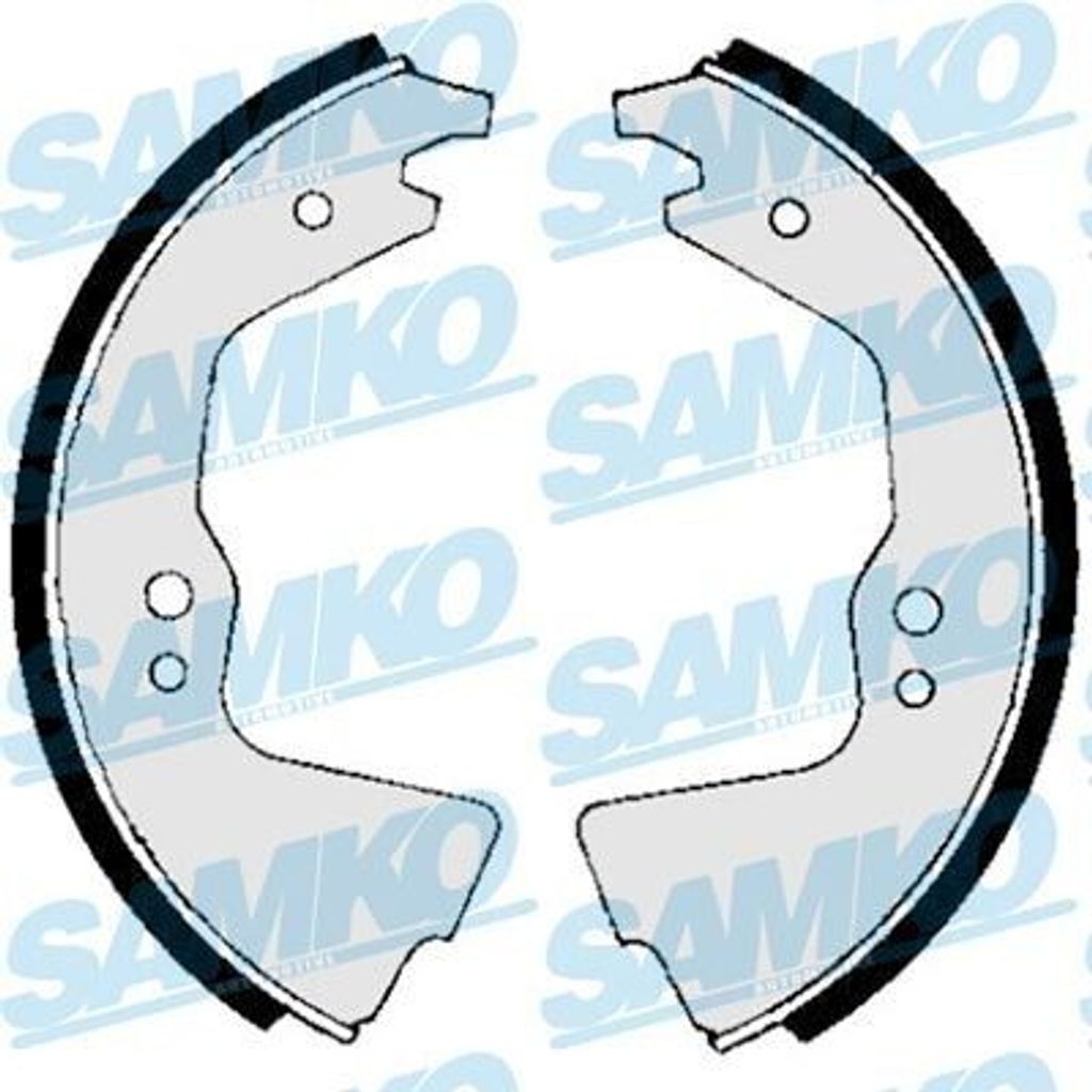 SAMKO Bremsbackensatz Trommelbremse für FIAT 600 Limousine 185mm 80680