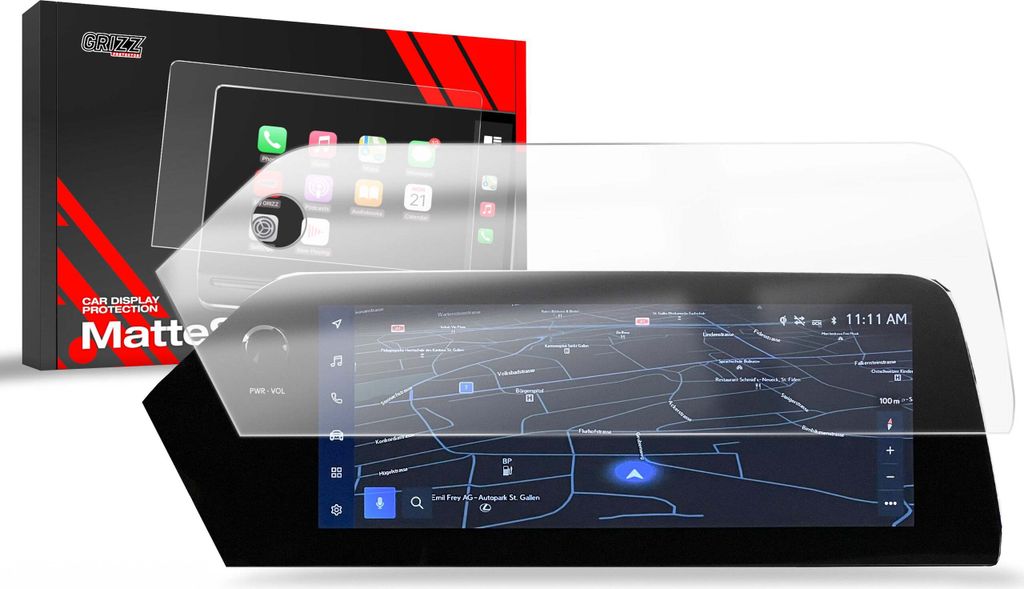 Matte GrizzGlass CarDisplay Schutz Lexus UX 12,3" Facelift (2025)