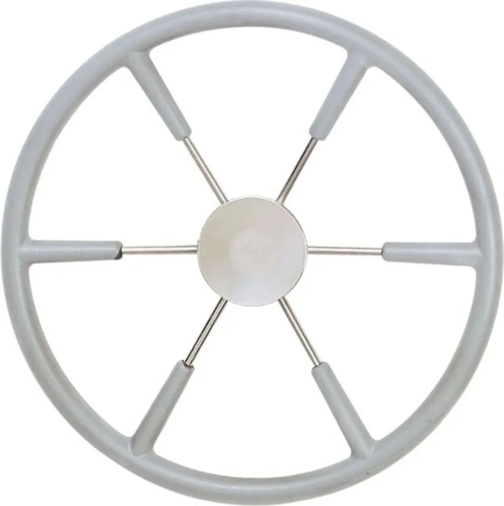 Roue Vetus KS 550 mm argent : finis les volants de bateau qui collent