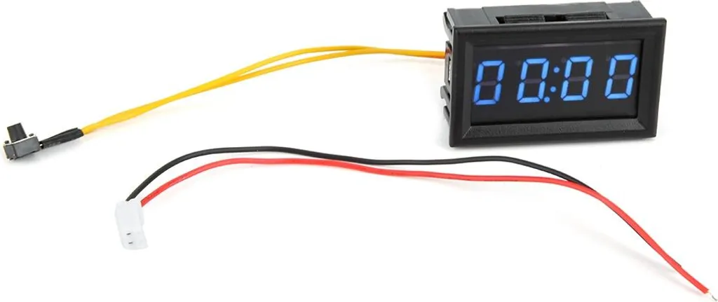 Orologio LED Elettronico 12V Auto - Modulo Digitale Blu Alta Qualità