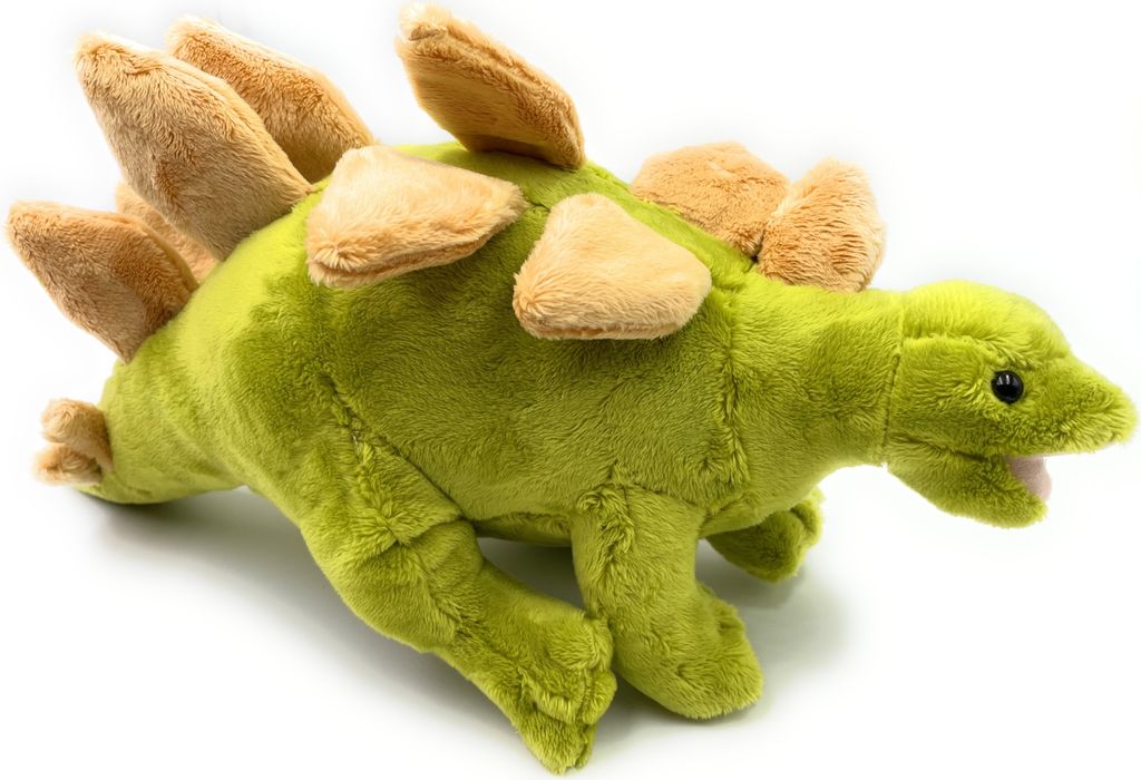 Onwomania Plüschtier Kuscheltier Stoff Tier Stegosaurus Dino Dinosaurier 34cm Grün
