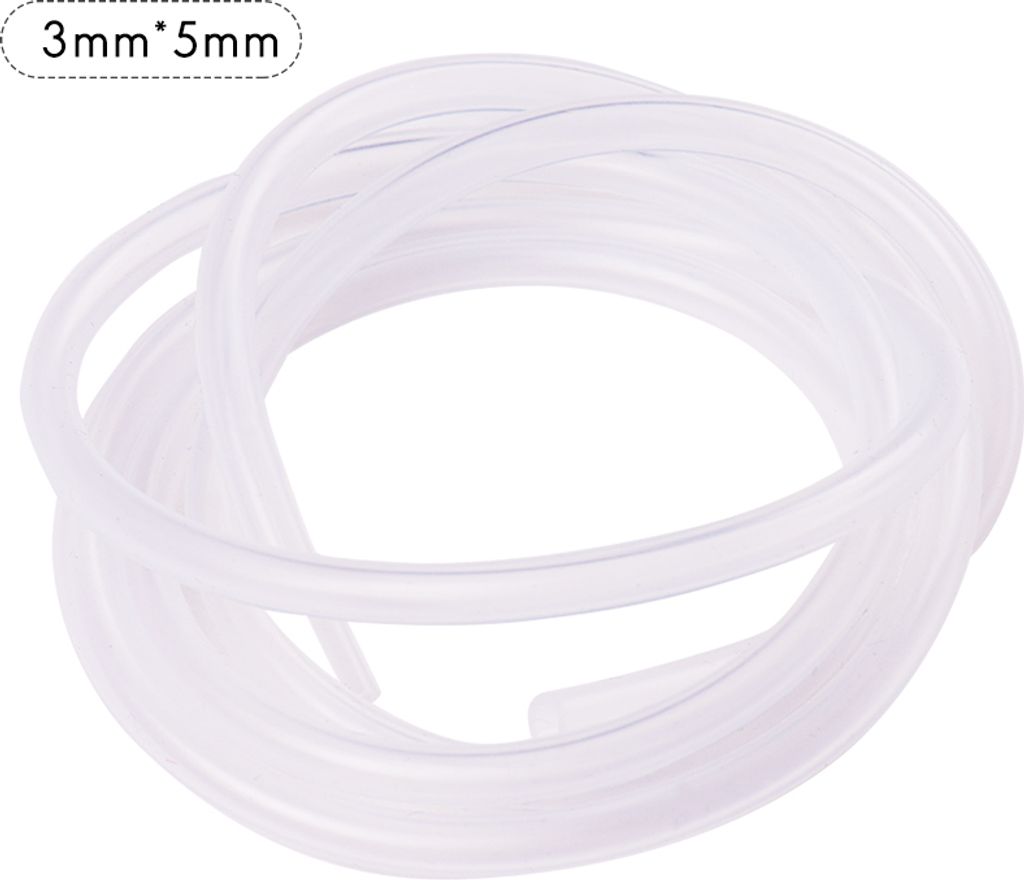 Transparenter lebensmittelechter Silikonschlauch Flexibler Schlauch Silikonschlauch für Dosierpumpe Schlauchpumpe für Aquarienlabor Chemisch Anal...