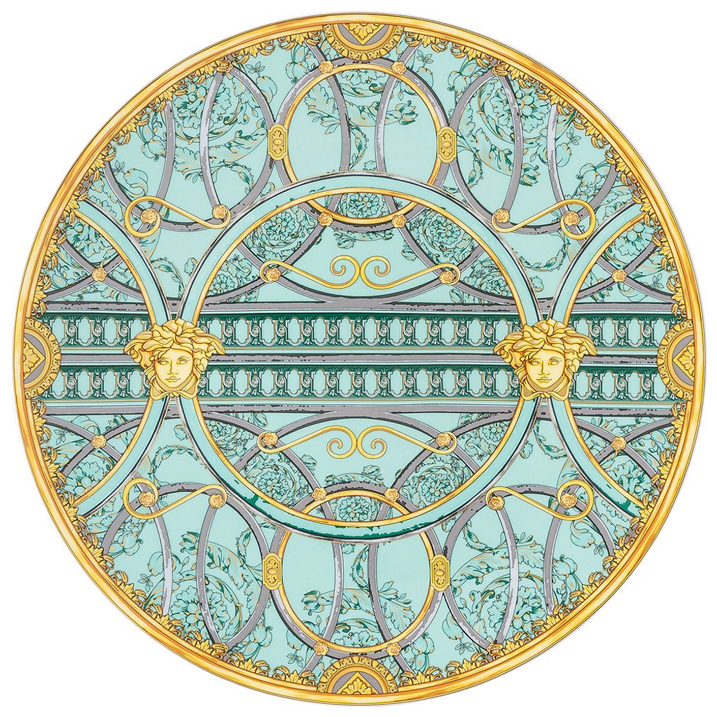 VERSACE HOME Teller Grüner Palast 33 cm