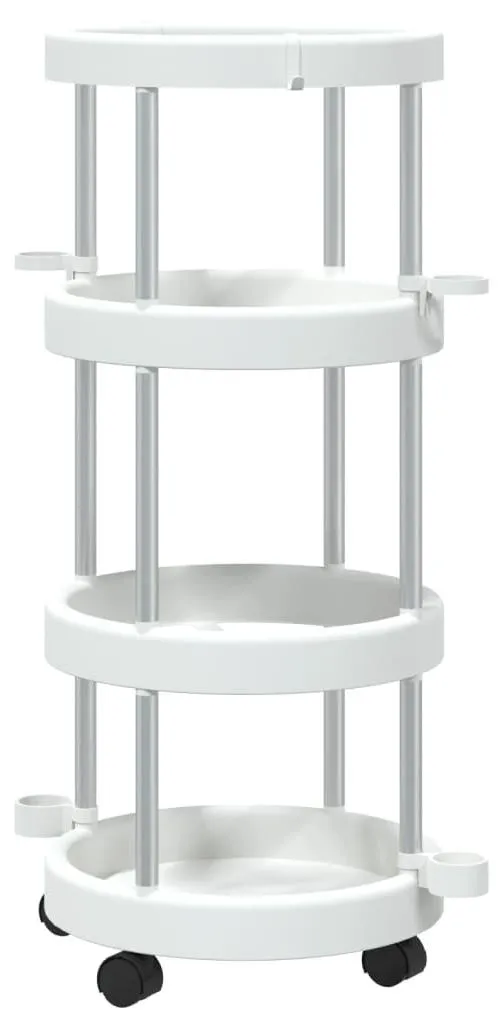 vidaXL Chariot de nettoyage en aluminium avec panier de rangement Pro