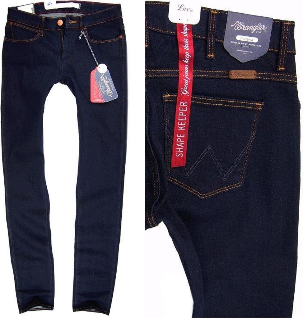 WRANGLER, Damen Jeanshose, Skinny fit, CORYNN, W25 L34, Blau, Jeans, baggyjeans, buggy