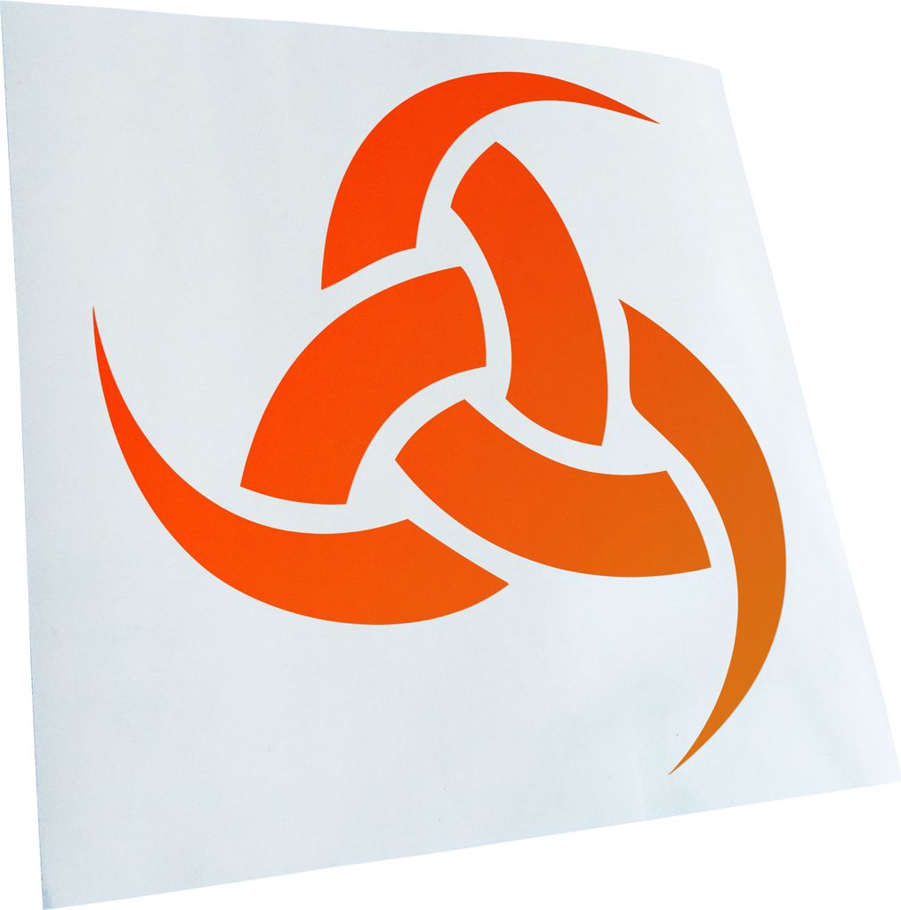 Kiwistar - Autoaufkleber - Tripple Horn von Odin Heckscheibe - Aufkleber für Auto Kfz Fahrrad, LKW, Truck Mofa