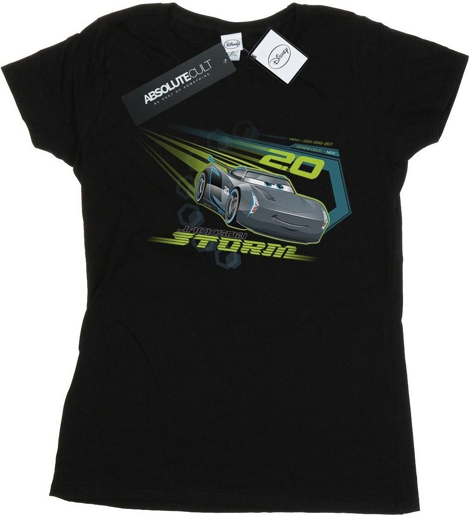 Disney - "Cars" T-Shirt für Damen BI13664 (S) (Schwarz)
