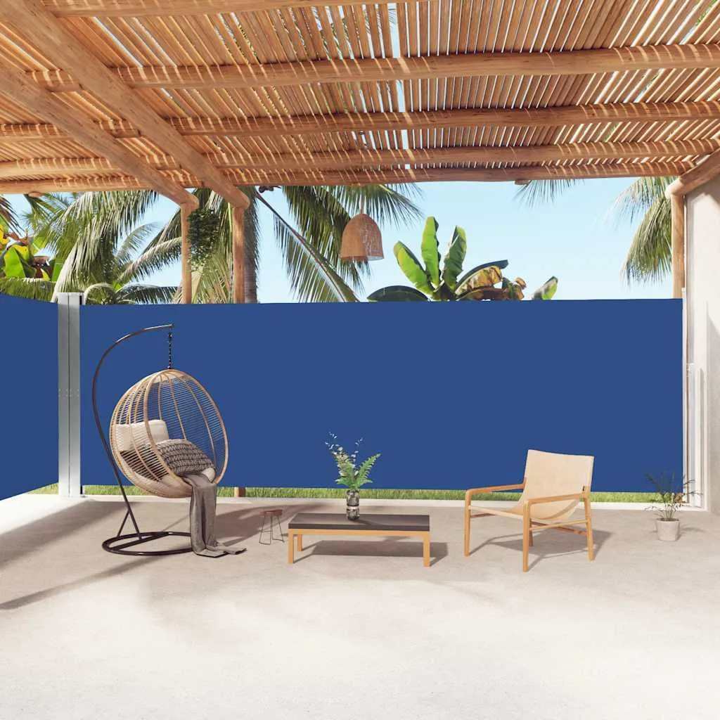 Tenda da Sole Laterale vidaXL Blu 200x1000 cm | Design e Protezione