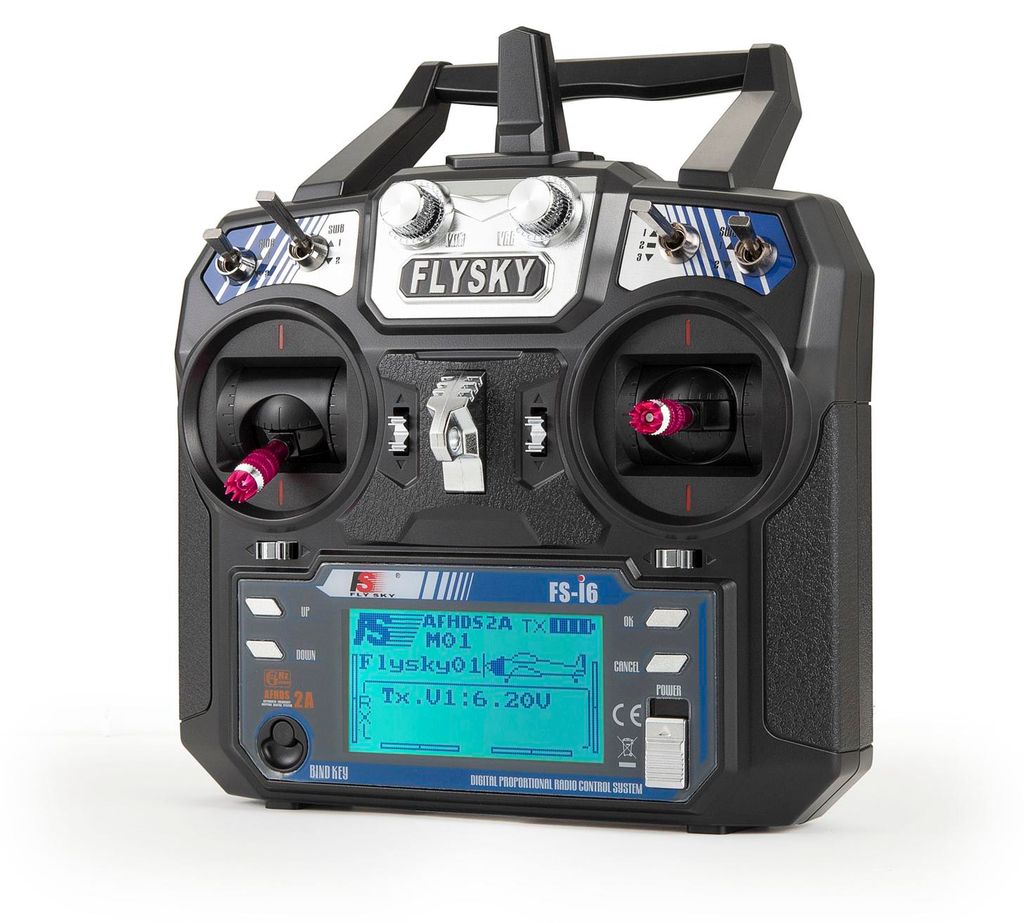 FlySky Fernsteuerung FS-i6 mit FLYSKY Empfänger A8S Produktbild 
