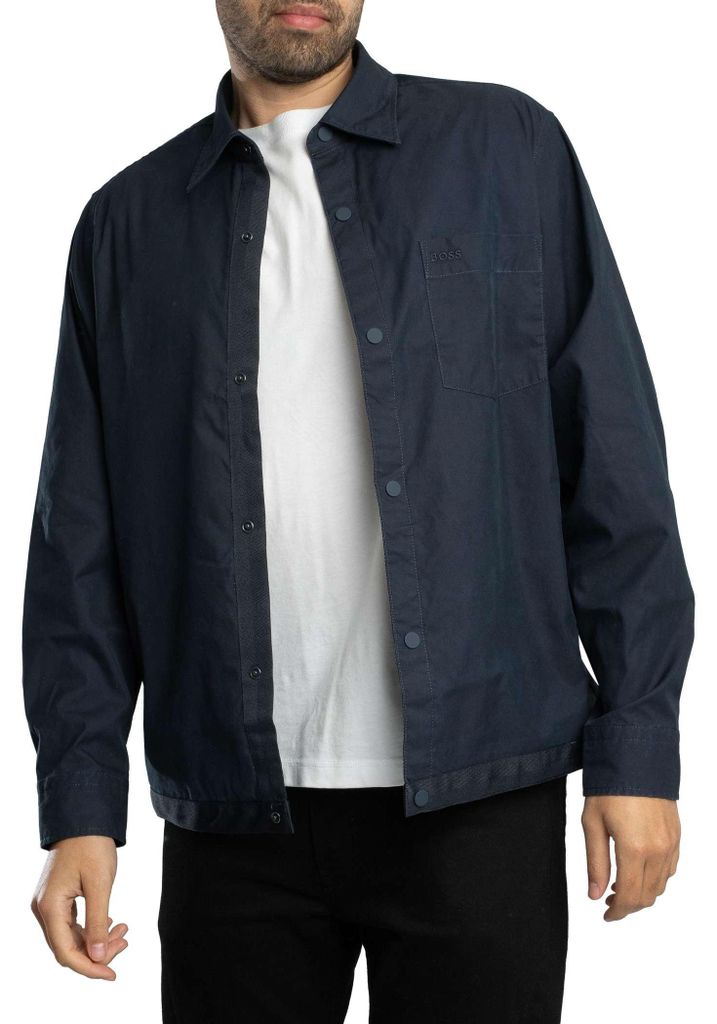BOSS Lobel Overshirt, Blau M
