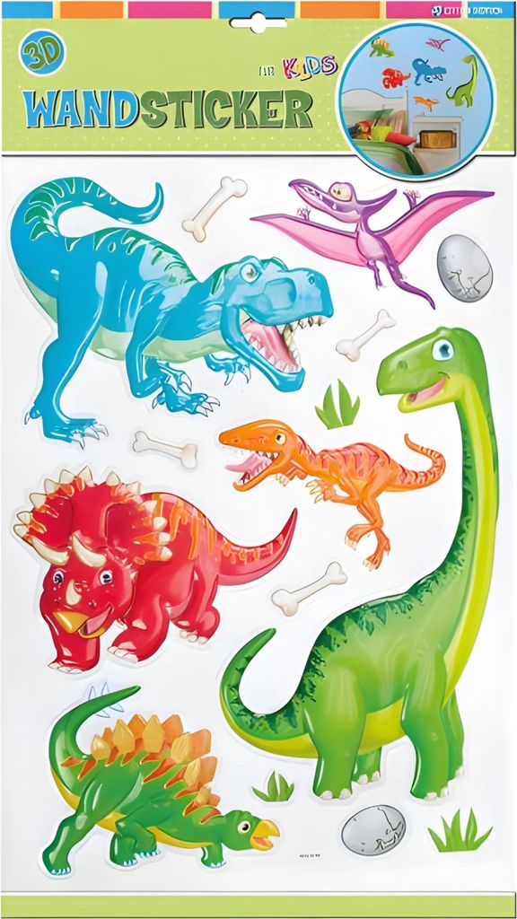 Trötsch Wandsticker Dinos 30 x 50 cm
