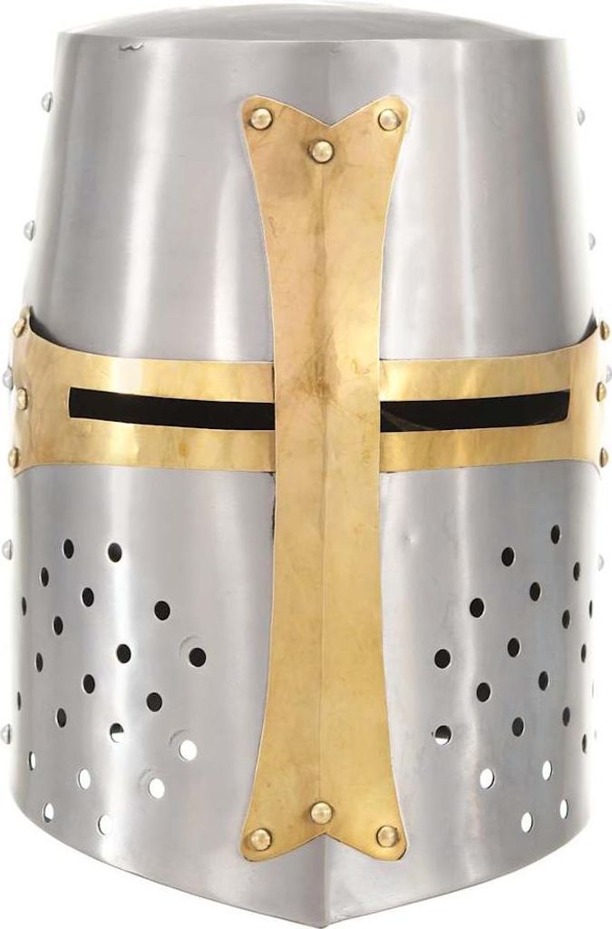 vidaXL Středověká křižácká helma Antique Replica LARP Obrázek produktu 