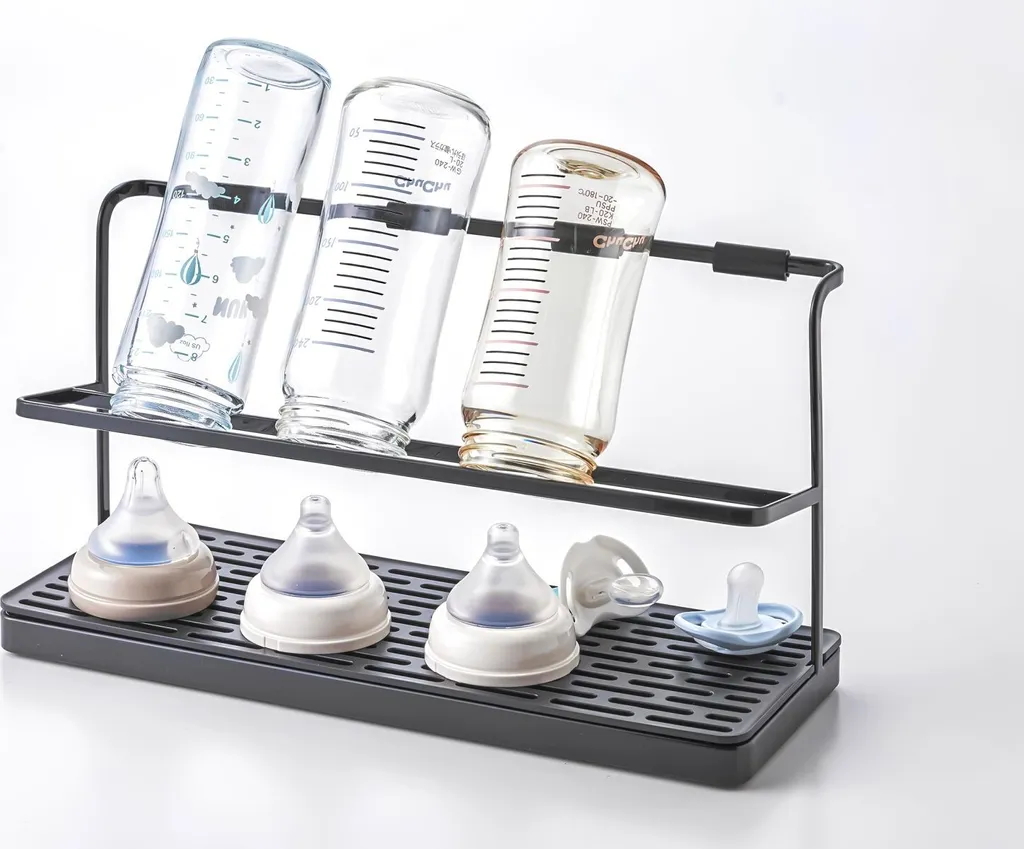 Séchoir Bouteilles Yamazaki Tower en Métal Robuste avec Base Stable