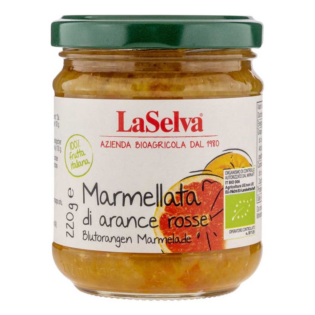 Marmellata di arance rosse - Blutorangen Marmelade 220g Produktbild 