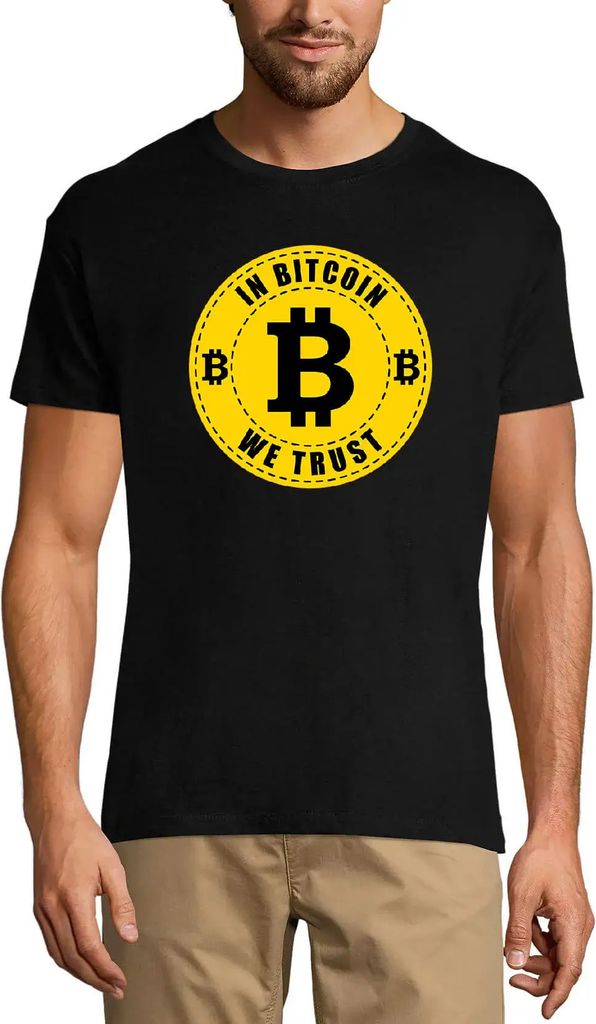 Herren Grafik T-Shirt In bitcoin vertrauen wir Händlern Zitat - Krypto-Mining – In Bitcoin We Trust Traders Quote - Crypto Mining – Öko-Veran...