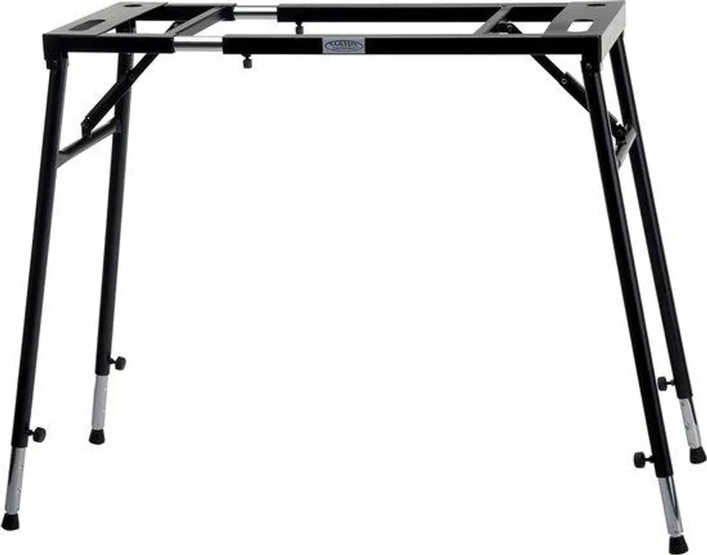 Support de clavier standard pour piano noir réglable en acier KS-100