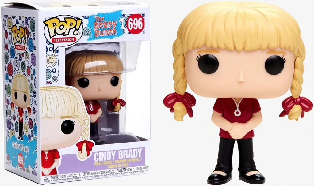 Figurine Pop Cindy Brady 696 - Statuette de collection Brady Bunch 9 cm