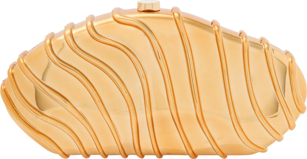 Borsa Donna Joella Oro Taglia Unica - Borsetta Elegante da Cerimonia