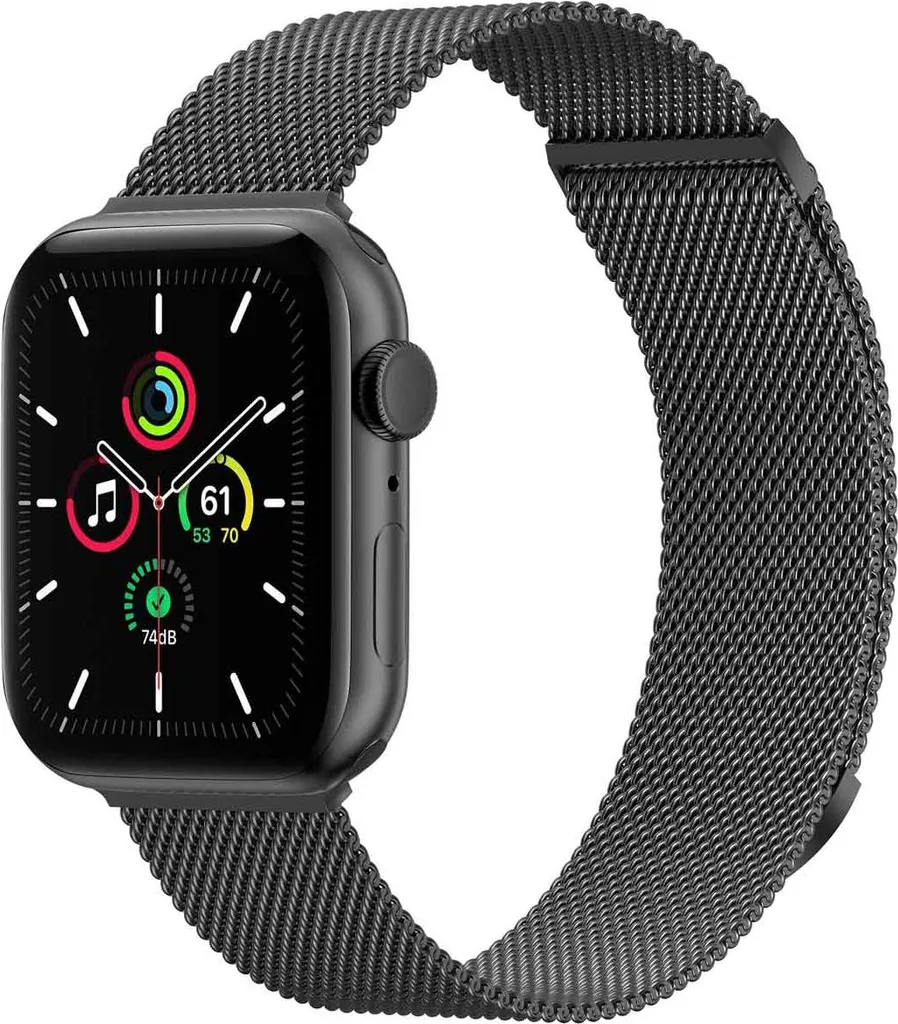 Watch SE - 40 mm, Watch SE 2023 - 40 mm, Watch SE 2022 - 40 mm, Watch 9 - 41 mm, Watch 8 - 41 mm, Watch 7 - 41 mm, Watch 6 - 40 mm, Watch 5 - 40 mm, Watch 4 - 40 mm, Watch 4 - 40 mm, Watch 41 mm, Watch 40 mm, Watch 3 - 38 mm, Watch 38 mm, Watch 2 - 38 mm, Watch 1 - 38 mm, Watch 1 - 38 mm, Watch 10 - 42 mm Cinturino: imoshion Magnetisches Milanese Band AW
