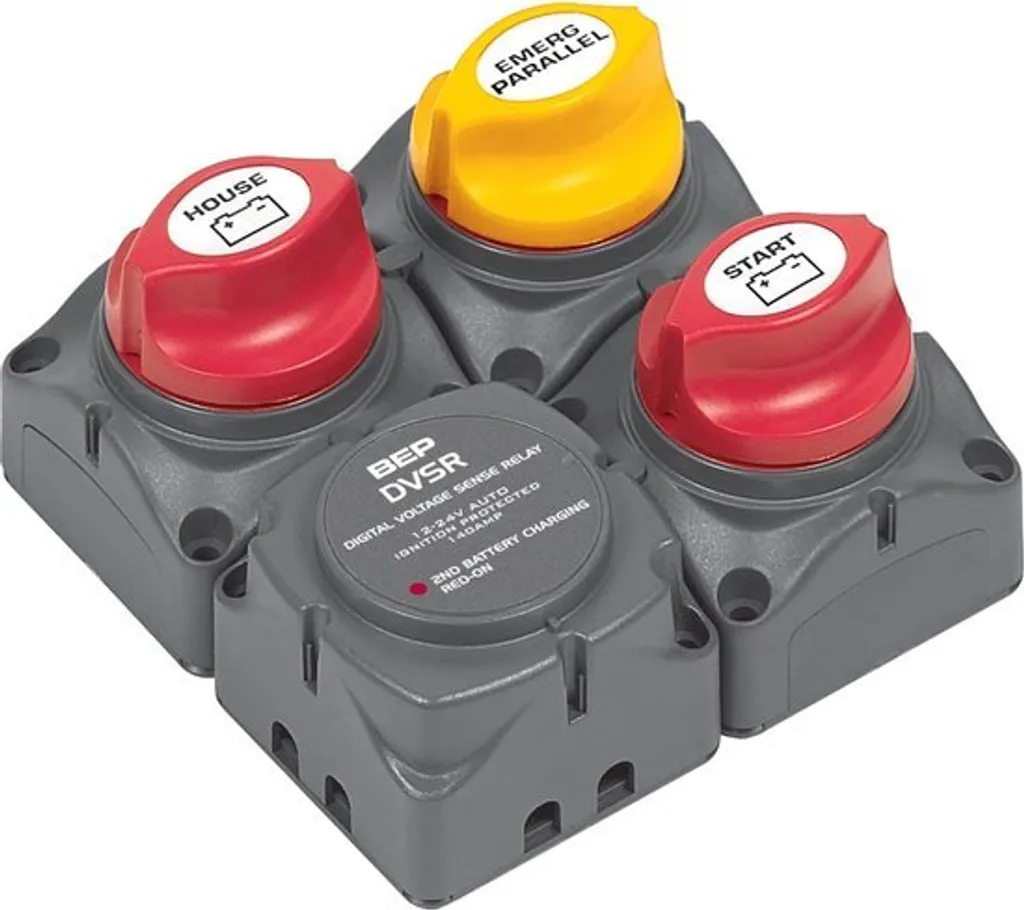 Répartiteur de Charge et Coupleur de Batterie Marine 140A 716-SQ-140A-DVSR