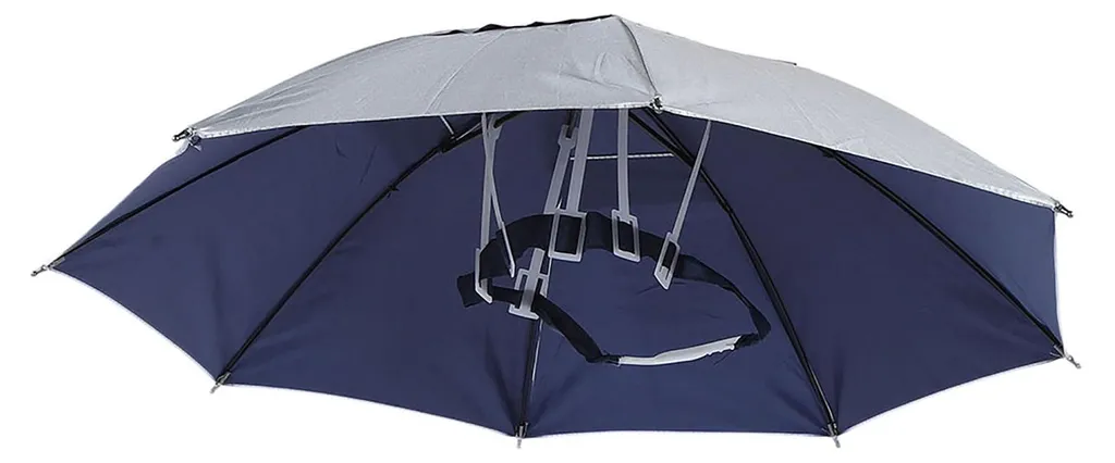 Chapeau-parapluie mains libres de randonnée avec protection solaire UV
