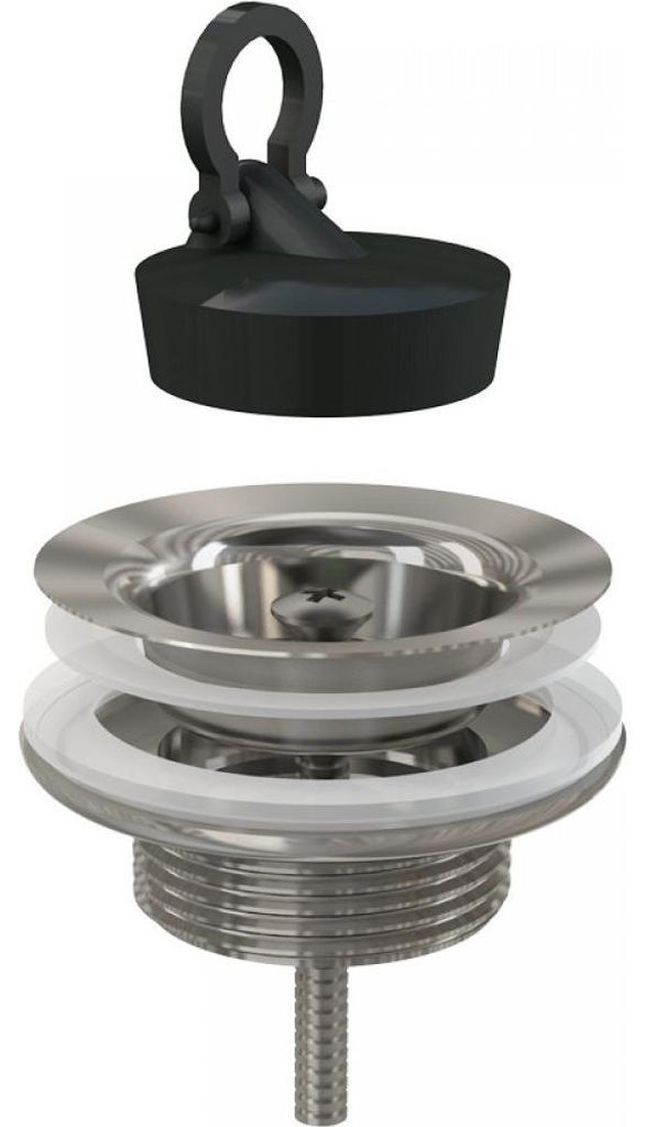 Alcadrain Ablaufventil für Waschbecken 5/4" Ganzmetall Produktbild 