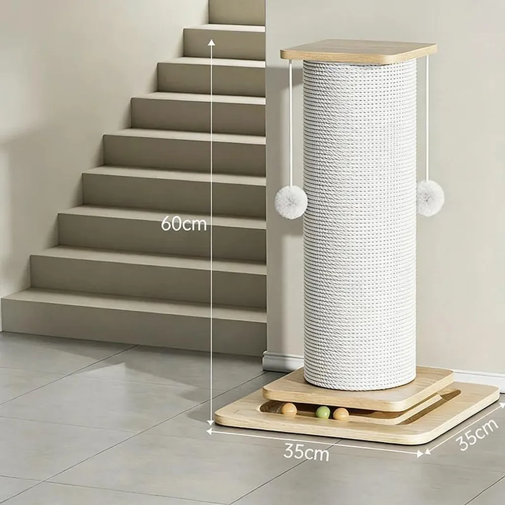 Arbre à chat 60 cm modèle extra haut avec structure robuste et stable