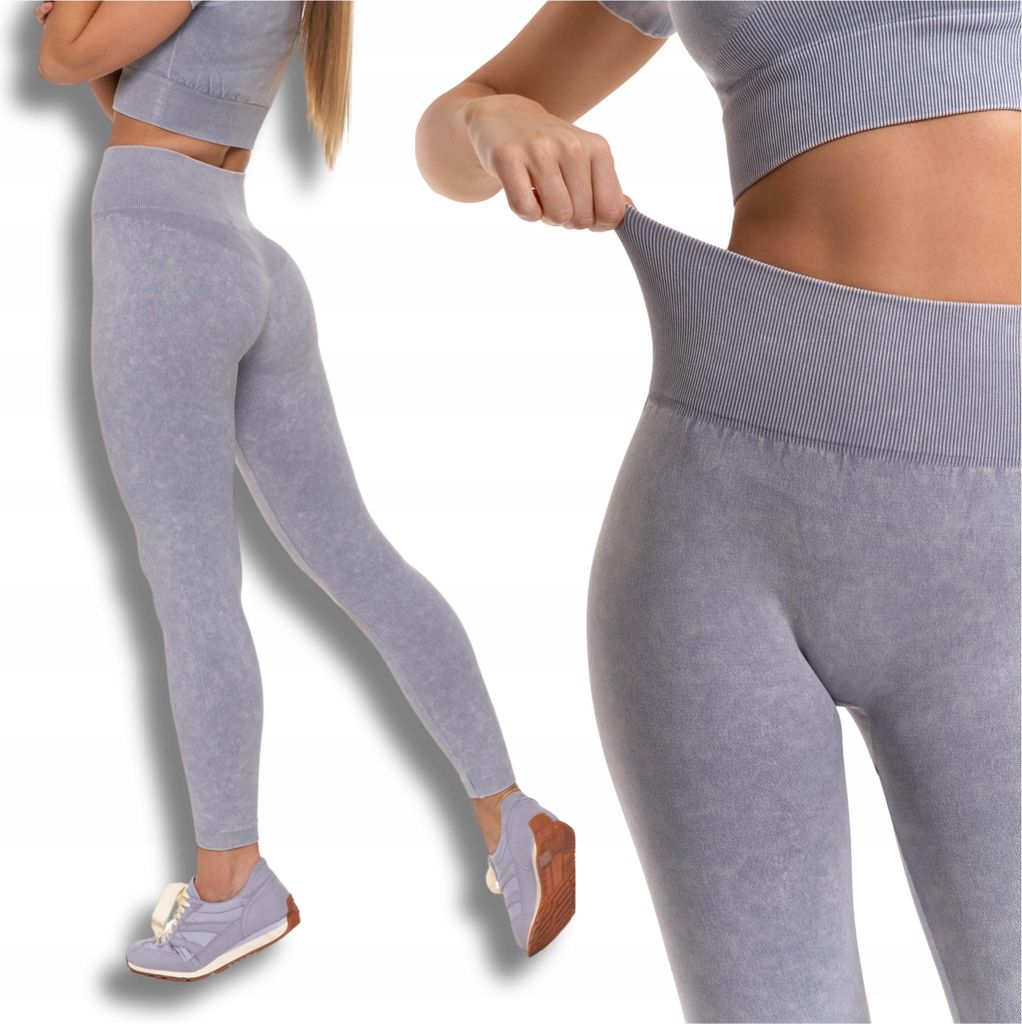 Damen Leggings Sportlich Hohe Taille Blickdicht Flexibel Produktbild 