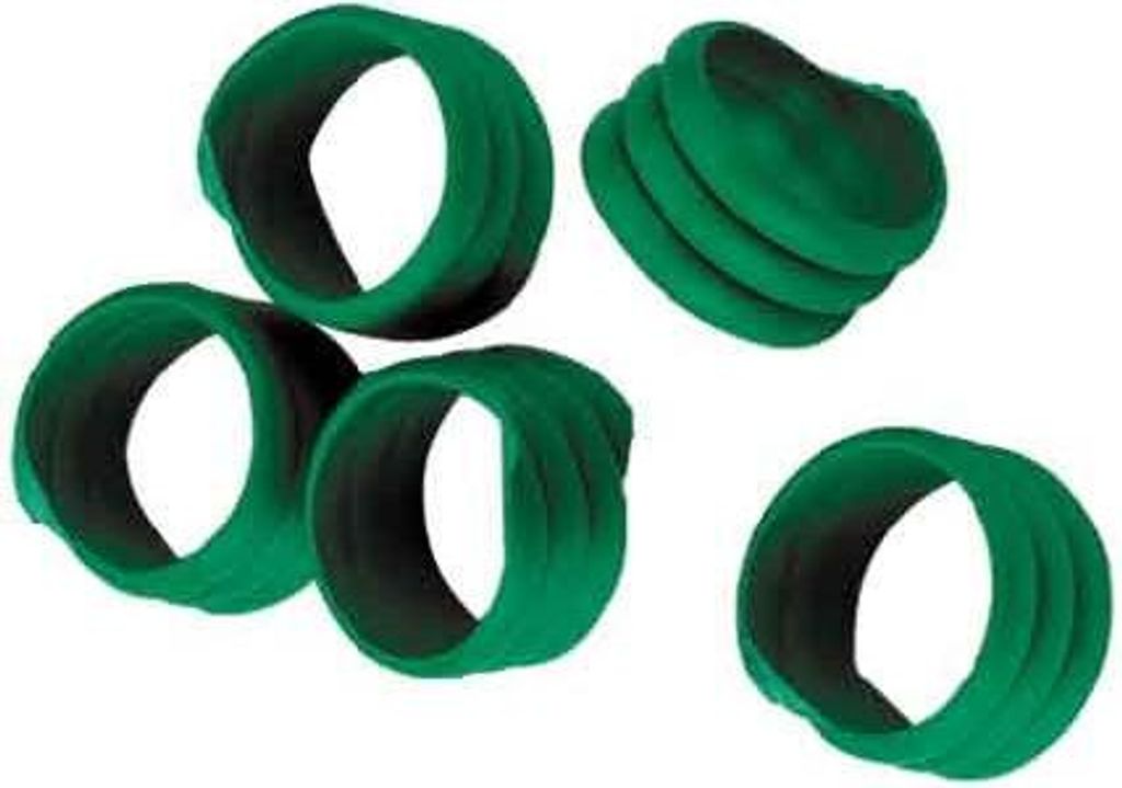 Bagues Identification Volailles 16mm Vert Marquage Facile Image du produit 
