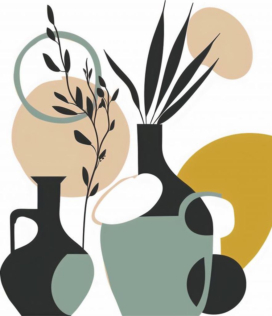 Plakat 61x91,5cm Modernistische Komposition