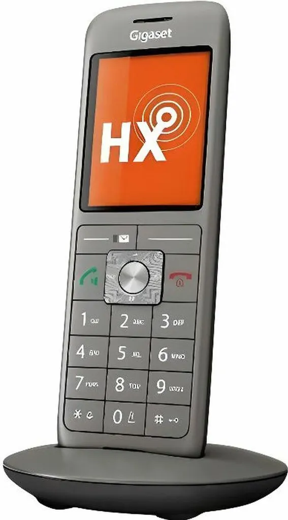 Téléphone Fixe Sans Fil Gigaset CL660HX Anthracite pour Box Internet