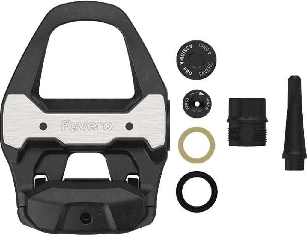 Favero Assioma Pro Rs Left Pedalkörper Silber Silber One Size