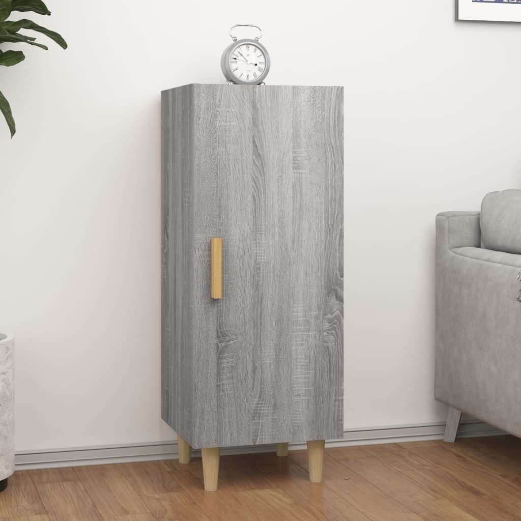 "2026 Promotion" Sideboard Wohnzimmer - Grau Sonoma 34,5x34x90 cm Holzwerkstoff - Kommoden CC28258