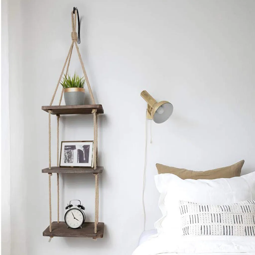 Skye Decor Gar013 Mensola Noce 90cm 100% Legno di Fuoco Massello