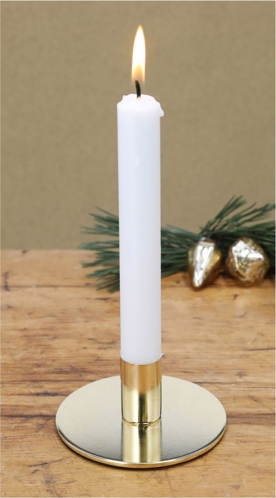 Novaliv 4er-Set Stabkerzenhalter Metall GOLD 10x5cm Home Produktbild 4