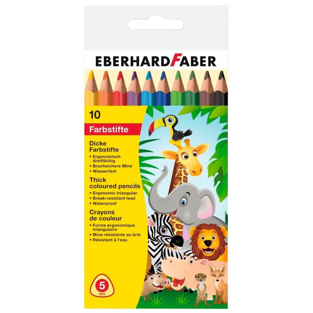 EBERHARD FABER Šesťhranná farebná ceruzka, hrubá, krabička Obrázok produktu 