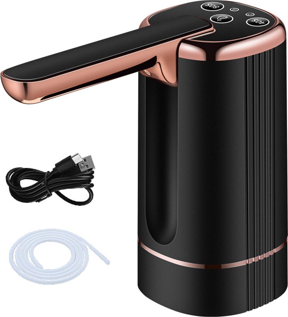 Elektrische Wasserpumpe, geräuscharm, faltbar, wiederaufladbar, hohe Kompatibilität, tragbar, automatischer Trinkwasserkrugspender