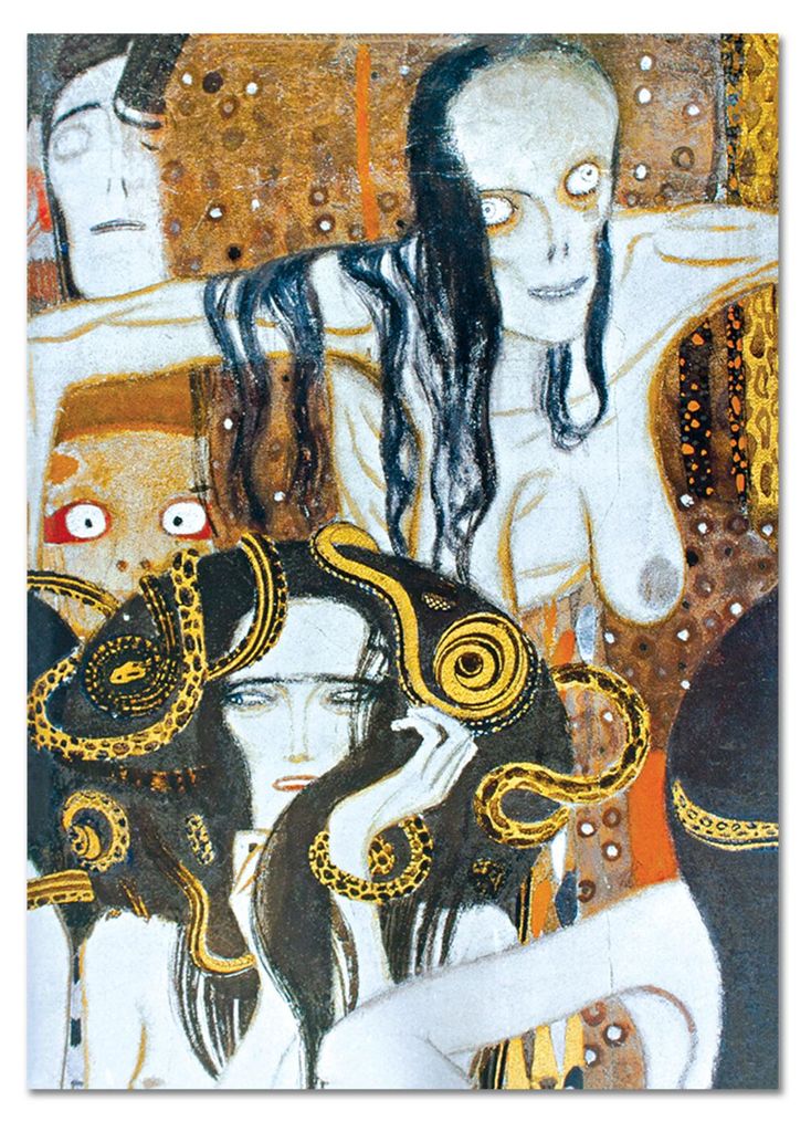 Giallobus - Der Gorgon - Gustav Klimt - 70L x 100W cm - Bild - Acrylglas