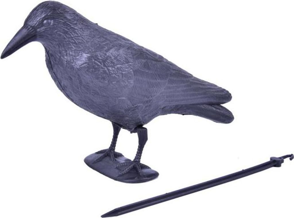 Vogelabwehr Rabe schwarz, 38 cm Produktbild 