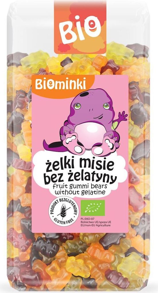GELATINEFREIE, GLUTENFREIE -GELEES (BÄREN) 400 g - BIOMINKI