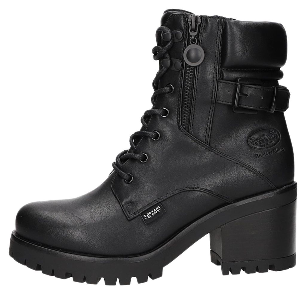 Dockers  Damenschuhe Stiefel Elegant Stiefelette Schwarz Produktbild 