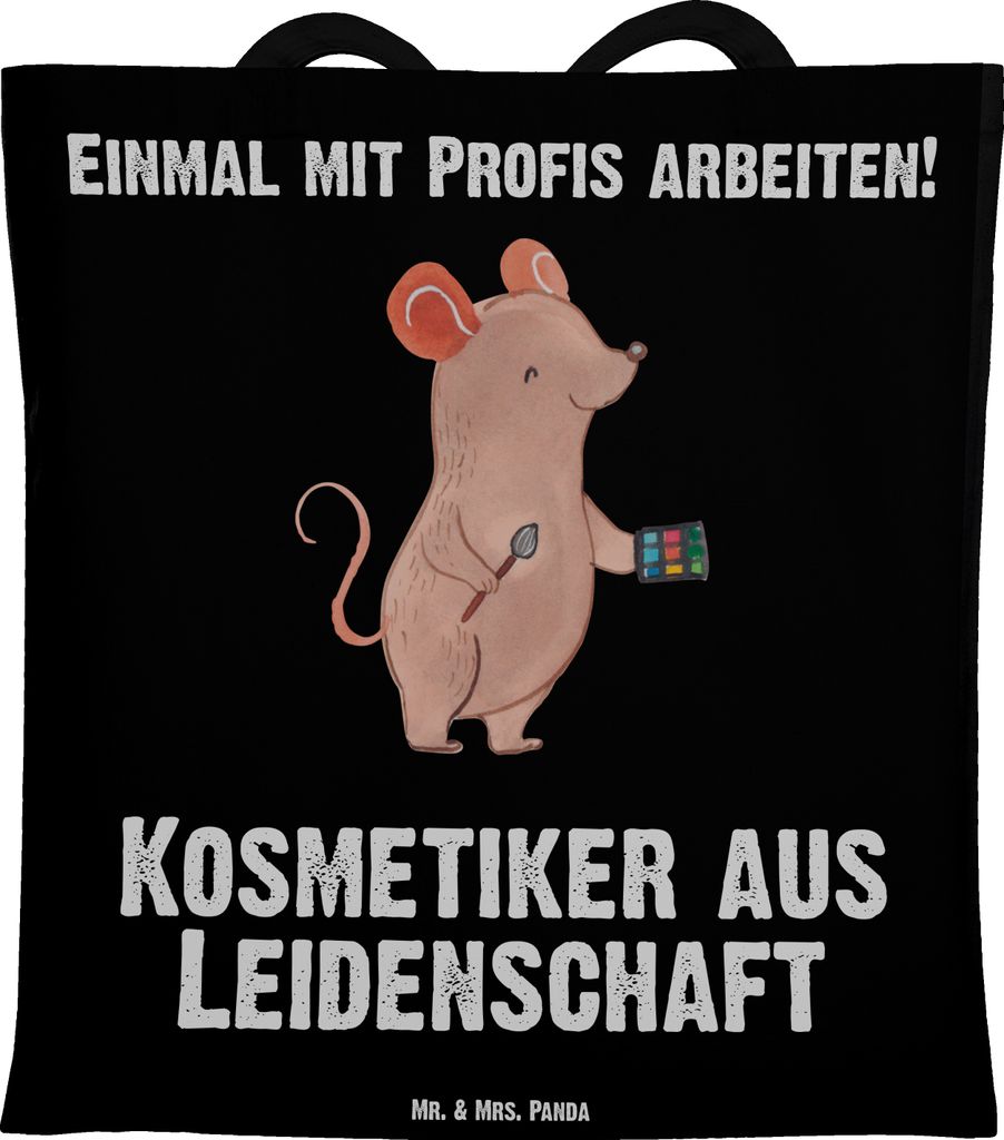 Mr. & Mrs. Panda Beutel Kosmetiker Leidenschaft - Schwarz - Produktbild 