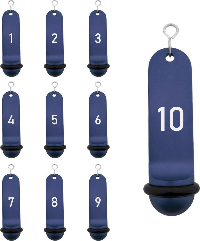 Porte-clés pour hôtel CombiCraft Big Classic bleu foncé 105 Image du produit 