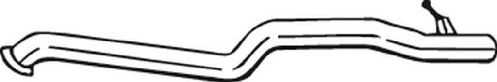 BOSAL Abgasrohr Auspuffrohr für FIAT Scudo (270, 272) Hinten 800-115