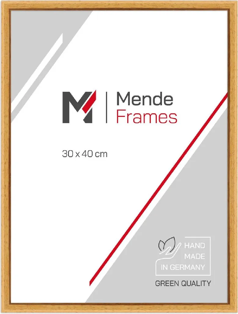 MendeFrames 40x40 Cornice Sughero H011: Minimalismo in Legno e Vetro
